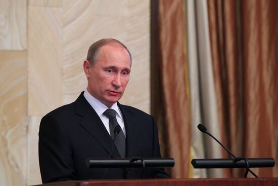 Putin attends expanded format meeting of FSS Board