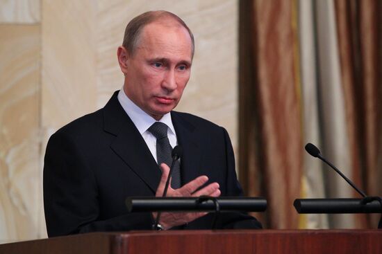 Putin attends expanded format meeting of FSS Board