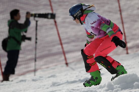 FIS Snowboard World Cup. Parallel Giant Slalom