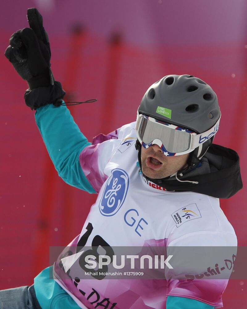 FIS Snowboard World Cup. Parallel Giant Slalom