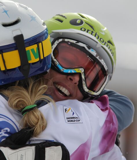 FIS Snowboard World Cup. Parallel Giant Slalom