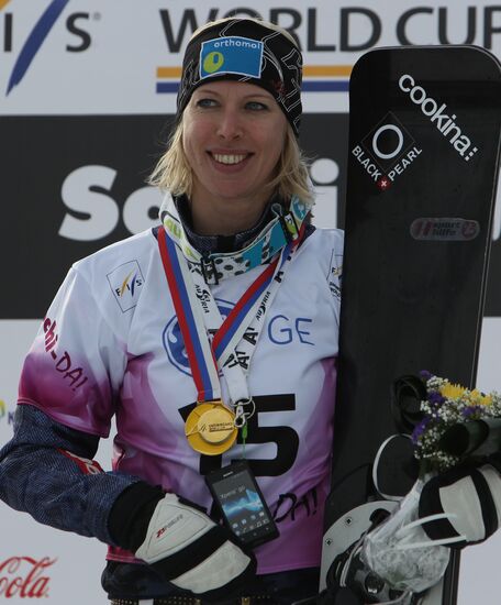 FIS Snowboard World Cup. Parallel Giant Slalom