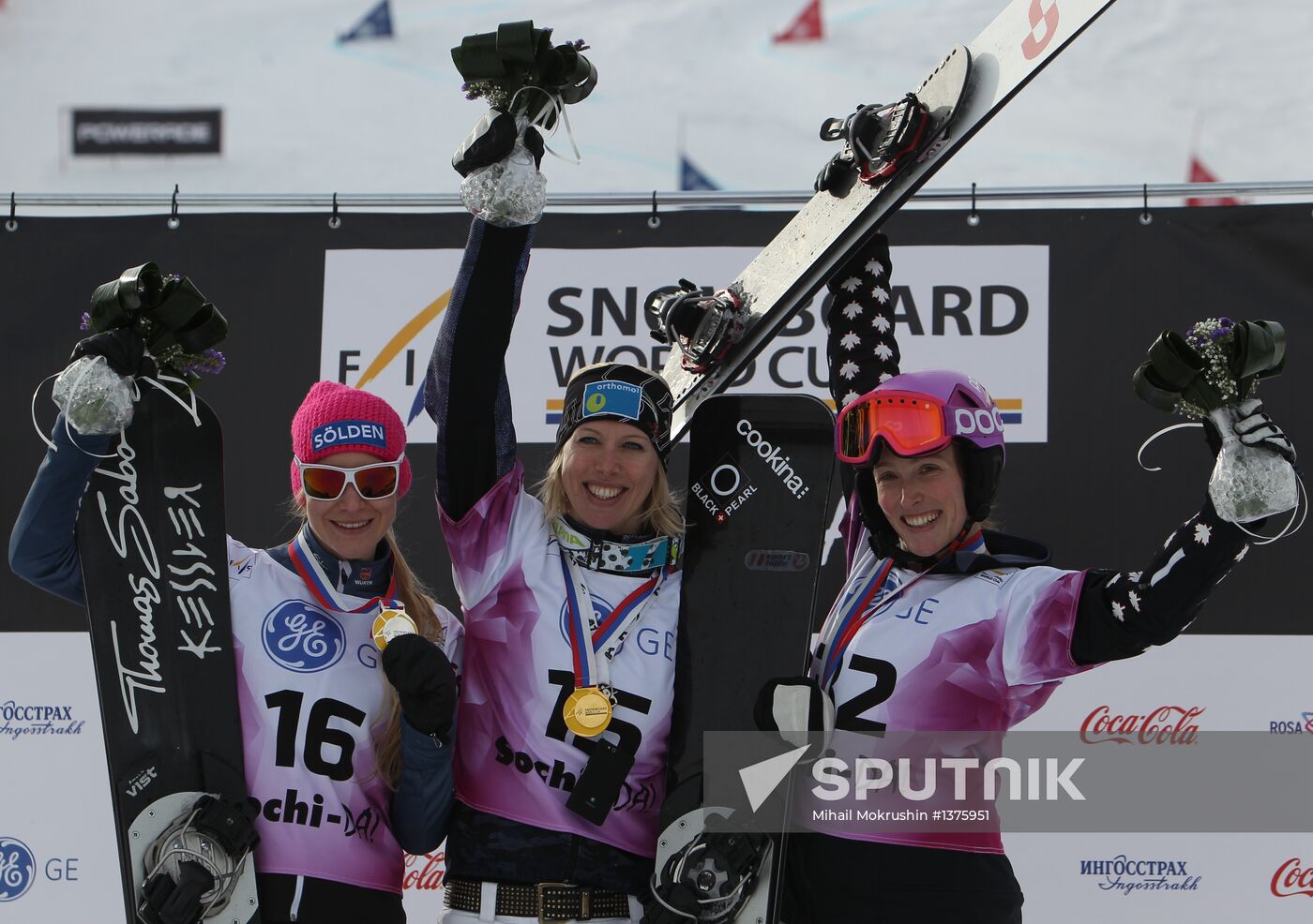 FIS Snowboard World Cup. Parallel Giant Slalom