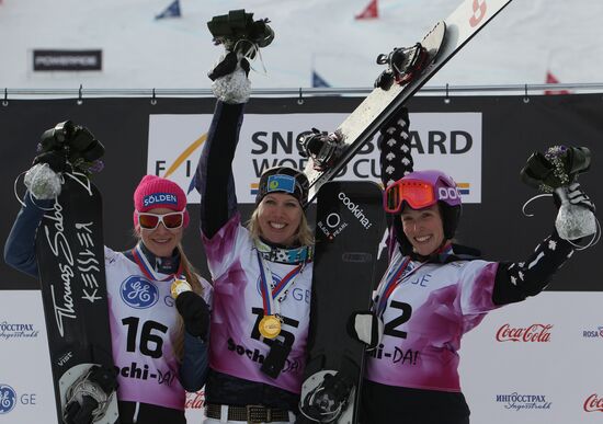 FIS Snowboard World Cup. Parallel Giant Slalom