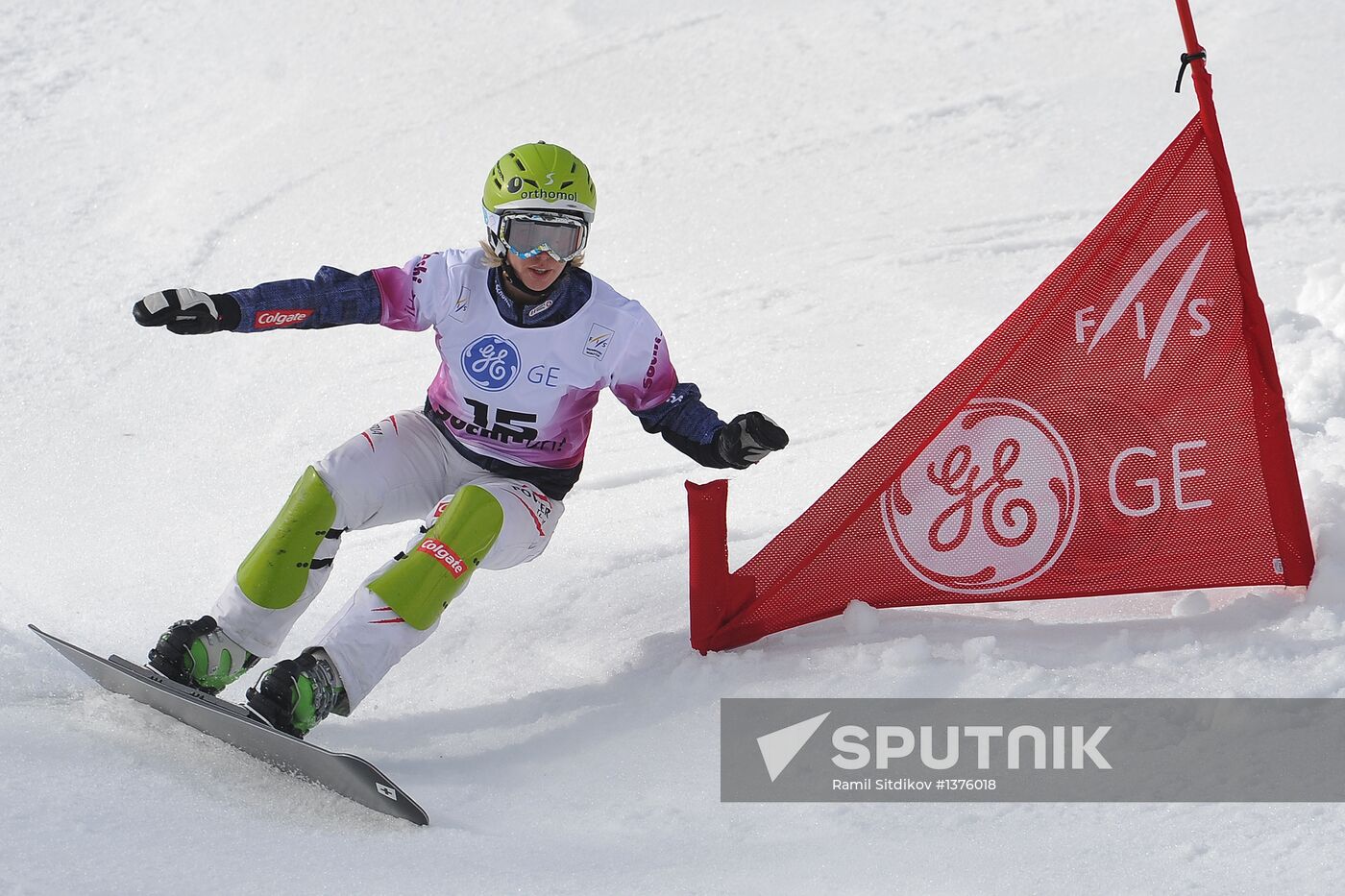 FIS Snowboard World Cup. Parallel Giant Slalom
