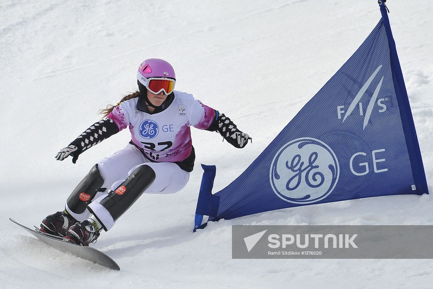 FIS Snowboard World Cup. Parallel Giant Slalom