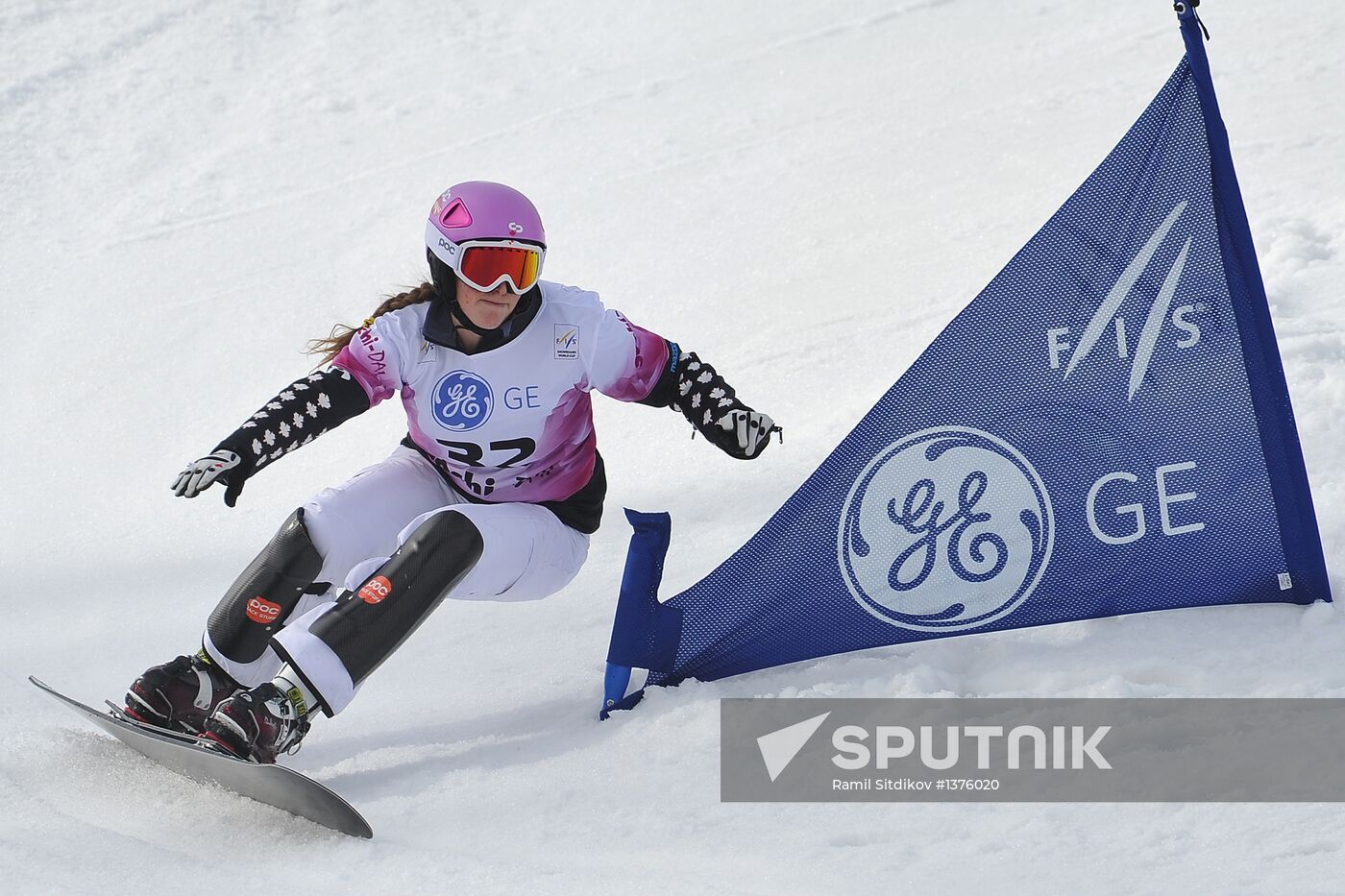 FIS Snowboard World Cup. Parallel Giant Slalom