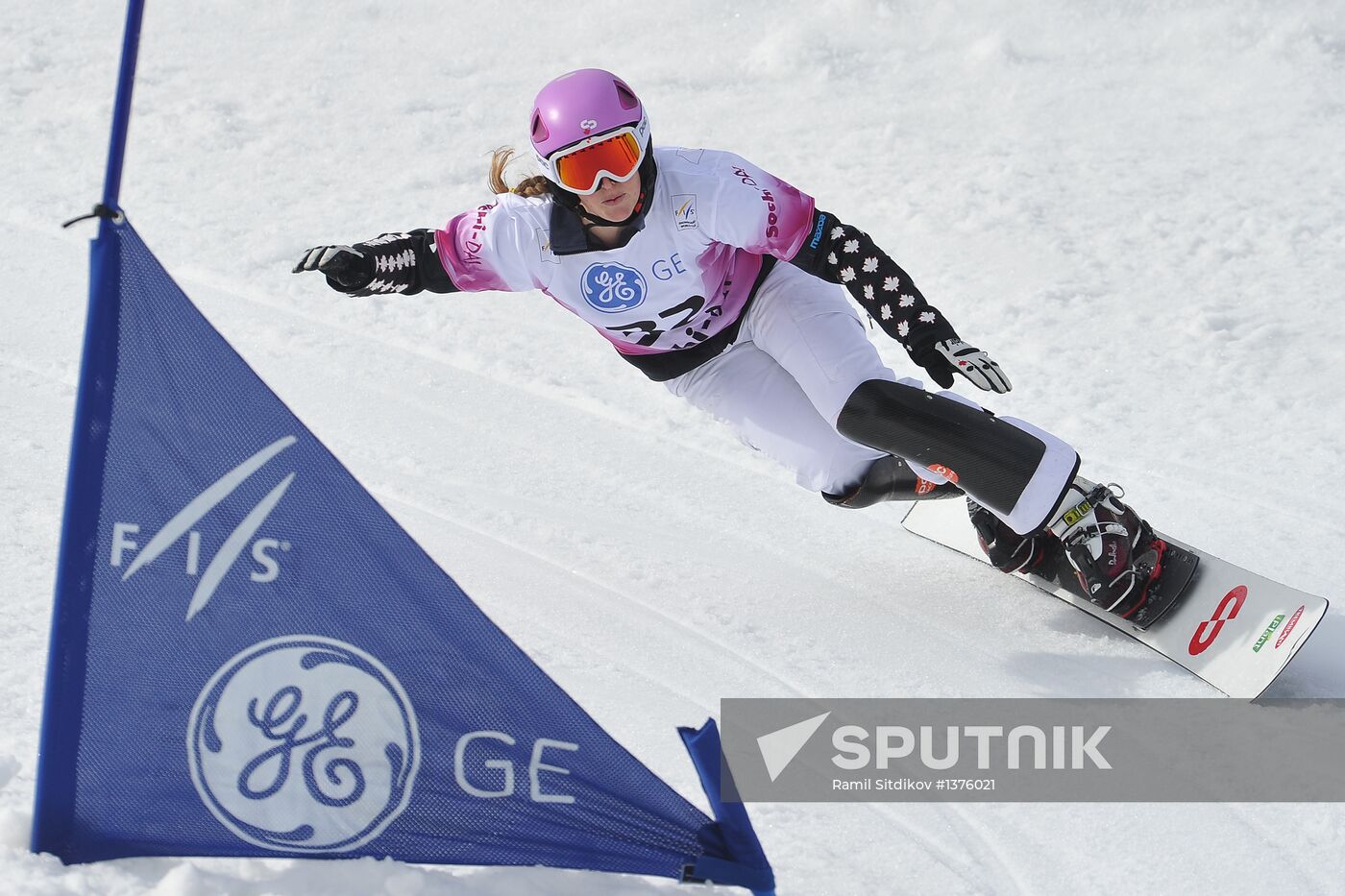 FIS Snowboard World Cup. Parallel Giant Slalom
