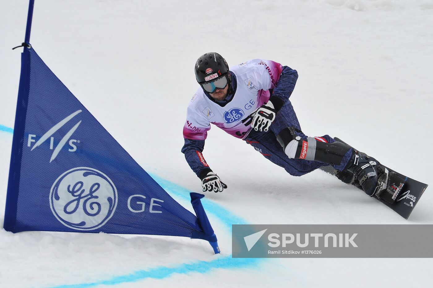 FIS Snowboard World Cup. Parallel Giant Slalom