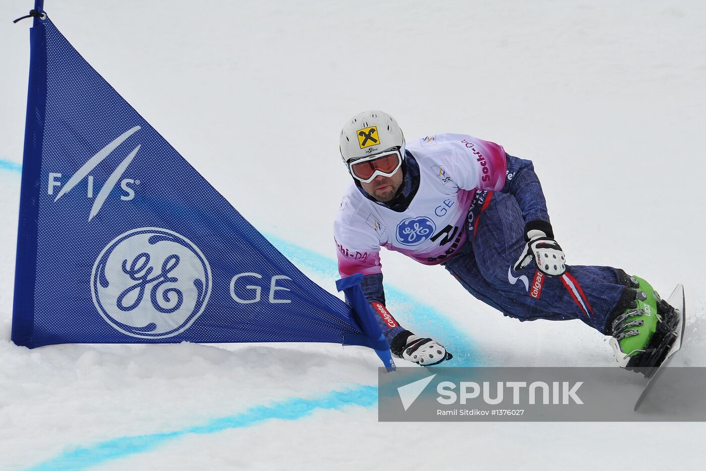 FIS Snowboard World Cup. Parallel Giant Slalom