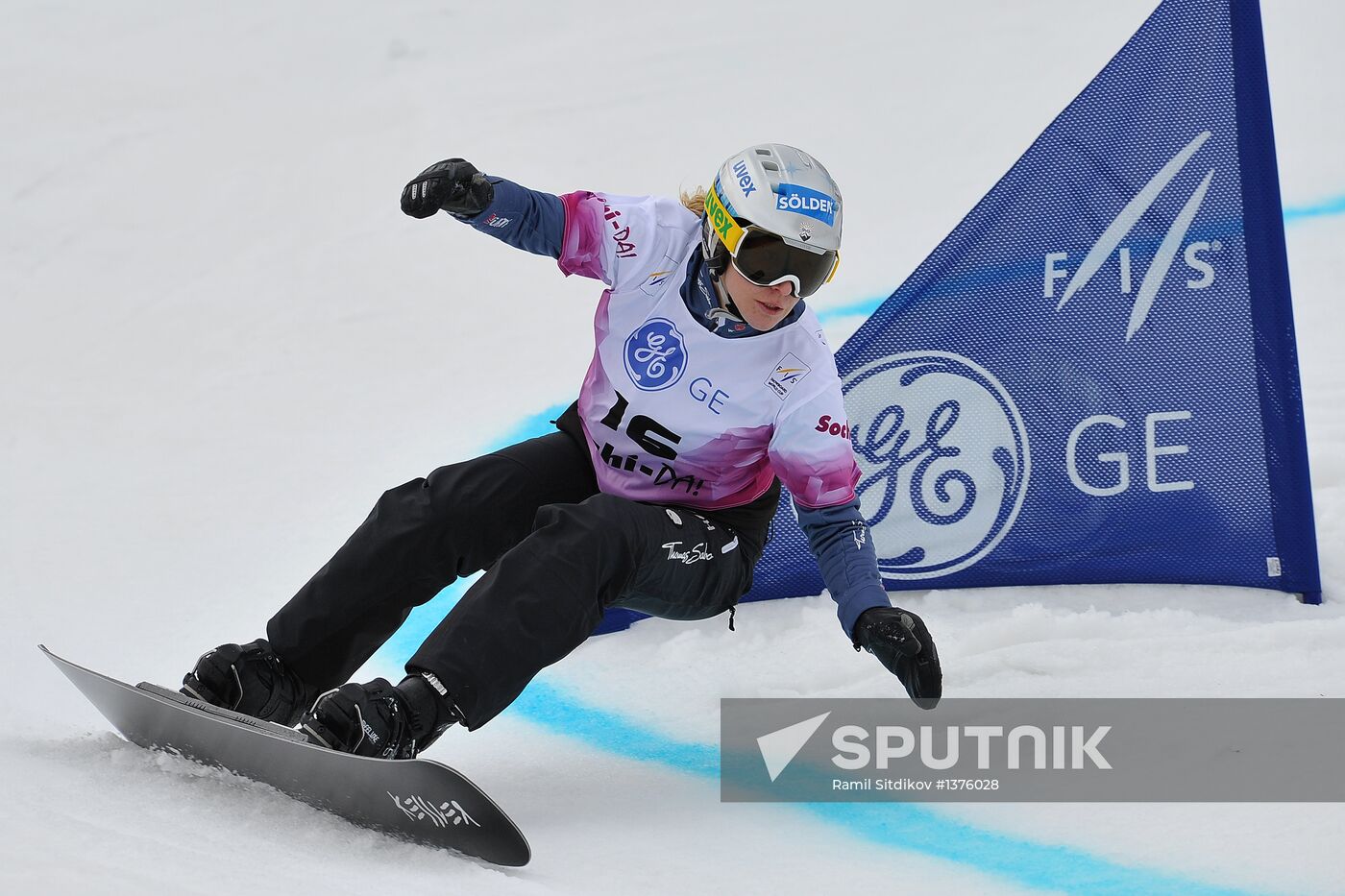 FIS Snowboard World Cup. Parallel Giant Slalom