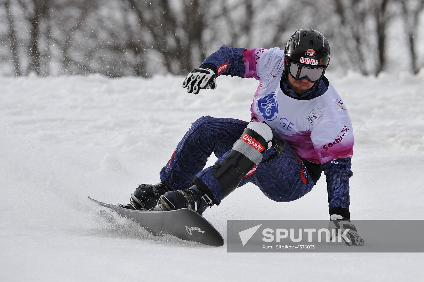 FIS Snowboard World Cup. Parallel Giant Slalom