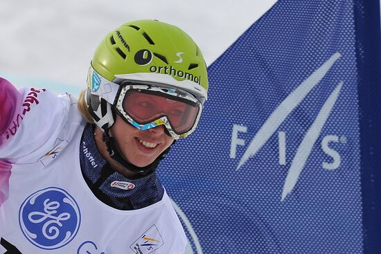 FIS Snowboard World Cup. Parallel Giant Slalom