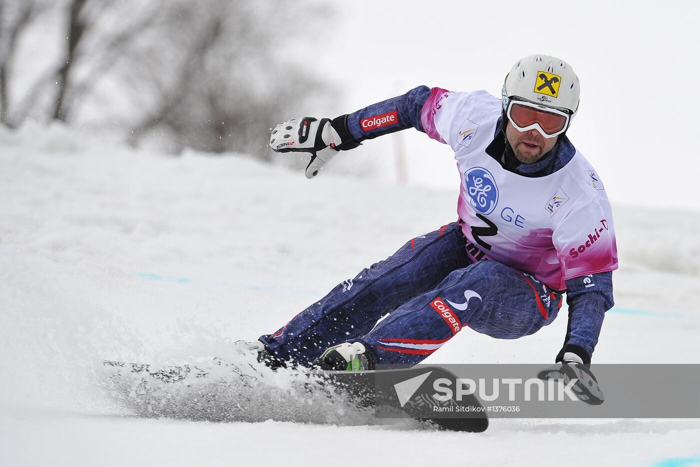 FIS Snowboard World Cup. Parallel Giant Slalom