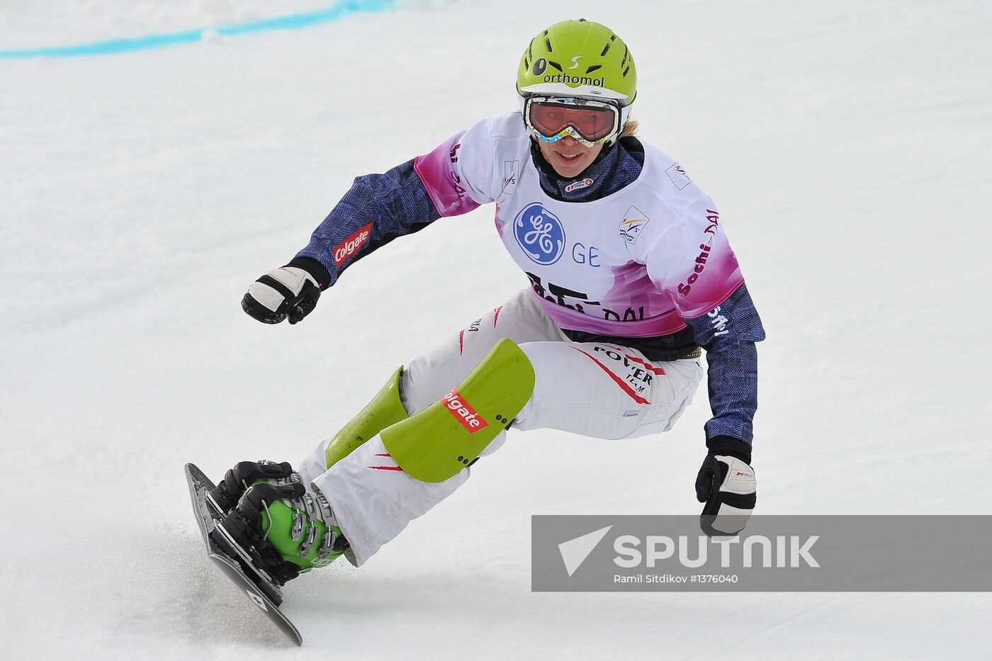 FIS Snowboard World Cup. Parallel Giant Slalom