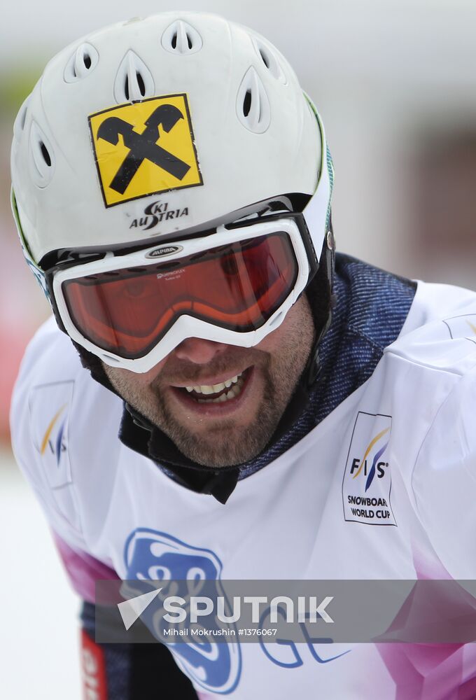 FIS Snowboard World Cup. Parallel Giant Slalom