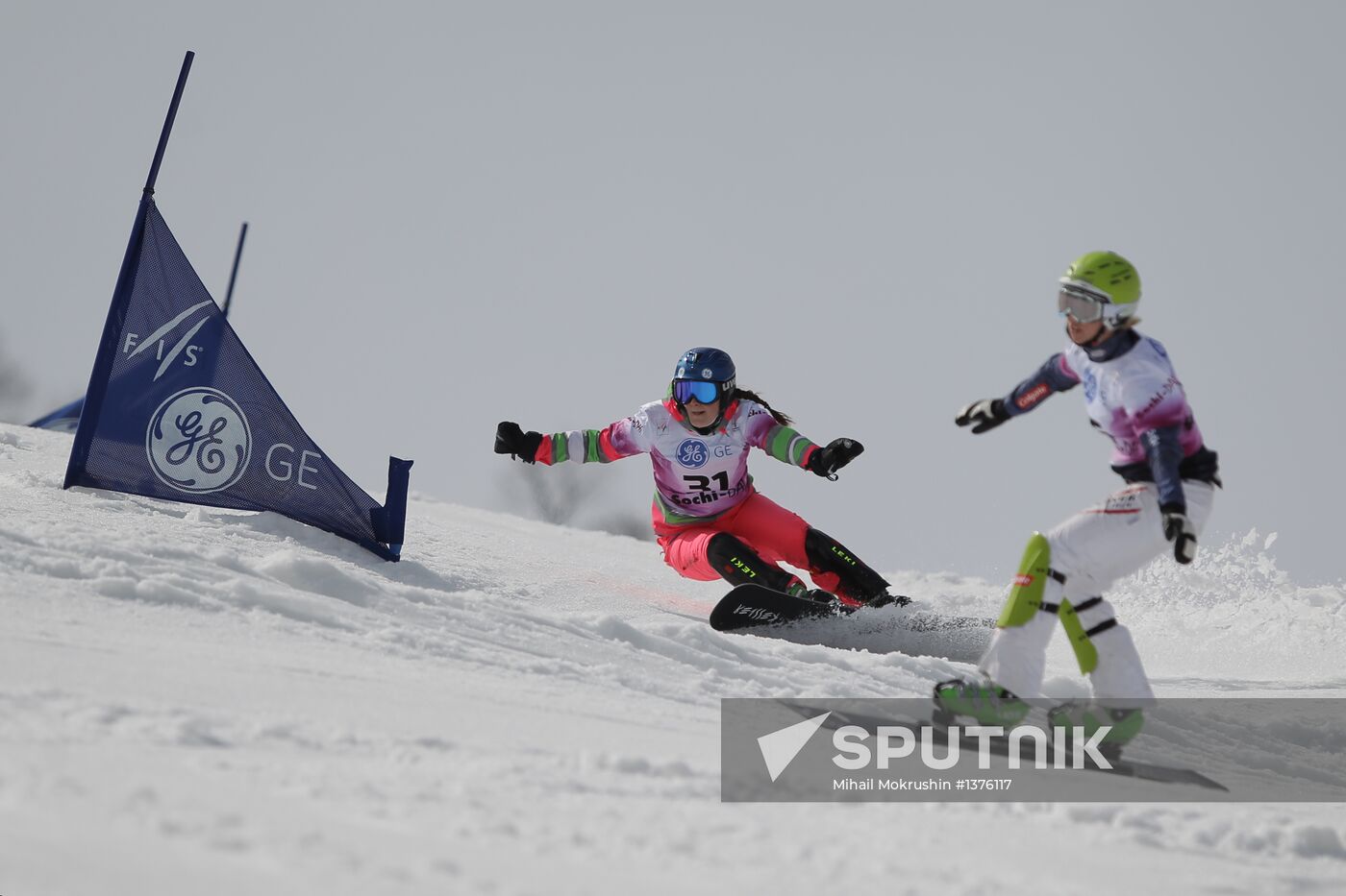 FIS Snowboard World Cup. Parallel Giant Slalom
