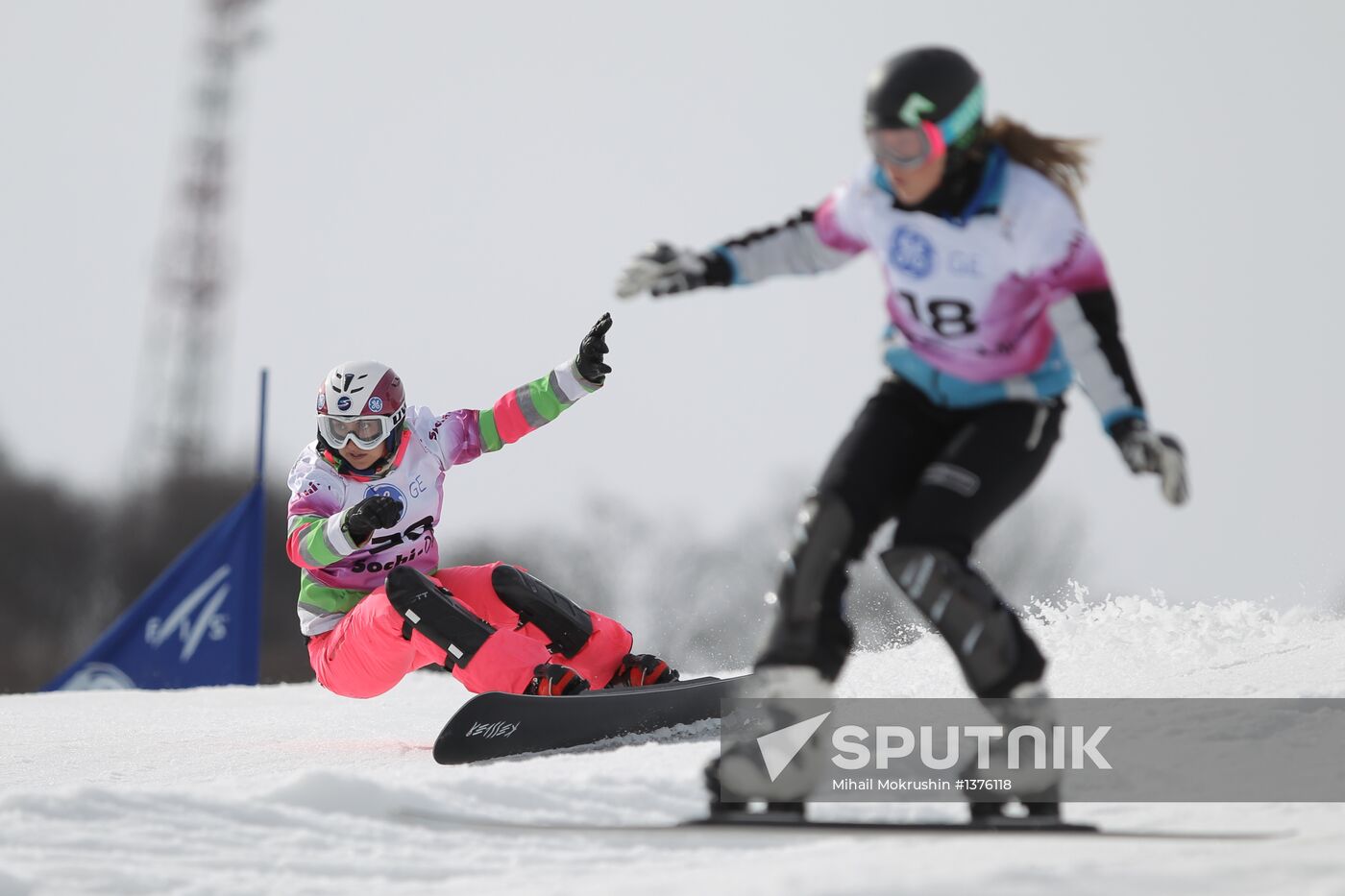 FIS Snowboard World Cup. Parallel Giant Slalom