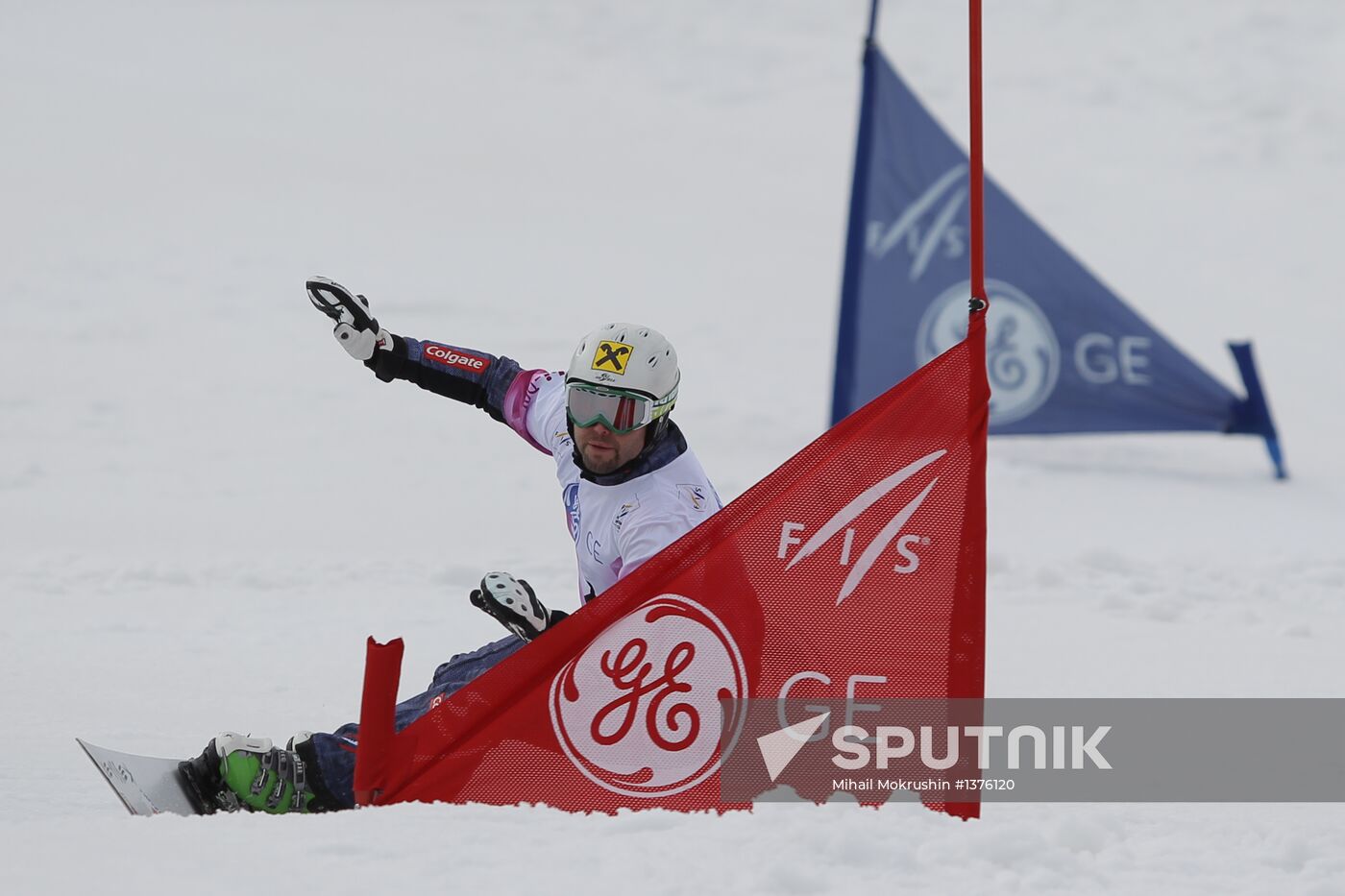 FIS Snowboard World Cup. Parallel Giant Slalom