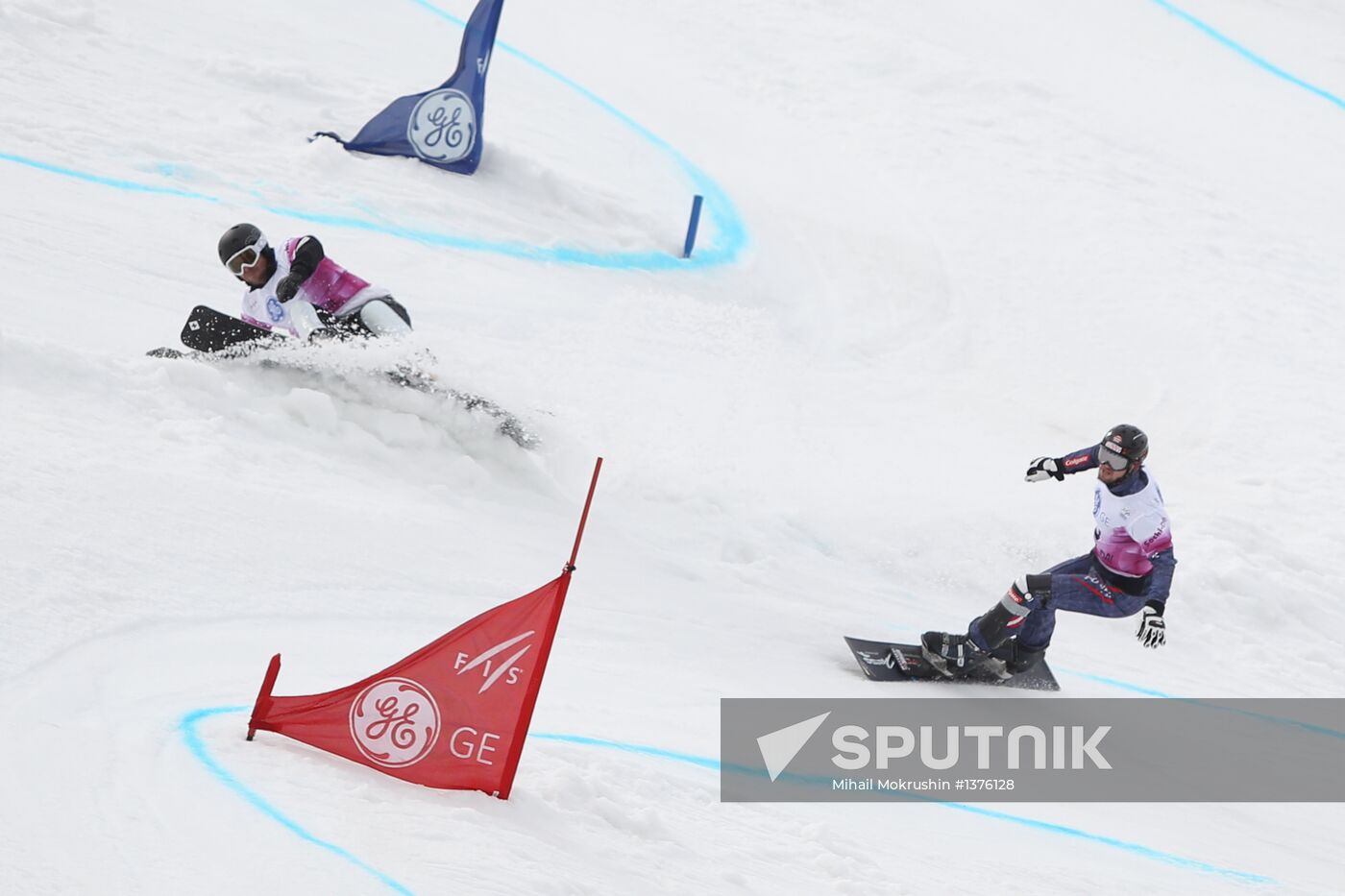 FIS Snowboard World Cup. Parallel Giant Slalom
