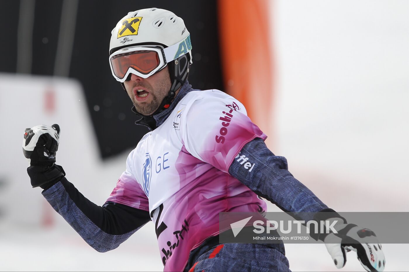 FIS Snowboard World Cup. Parallel Giant Slalom