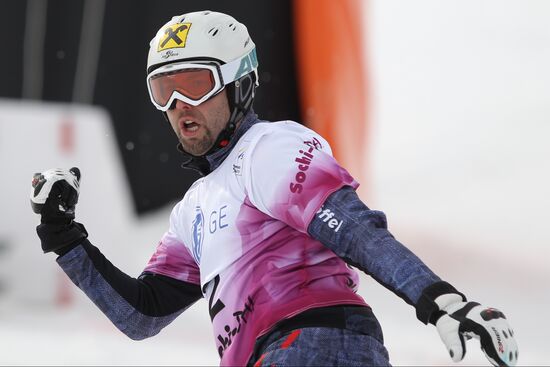FIS Snowboard World Cup. Parallel Giant Slalom