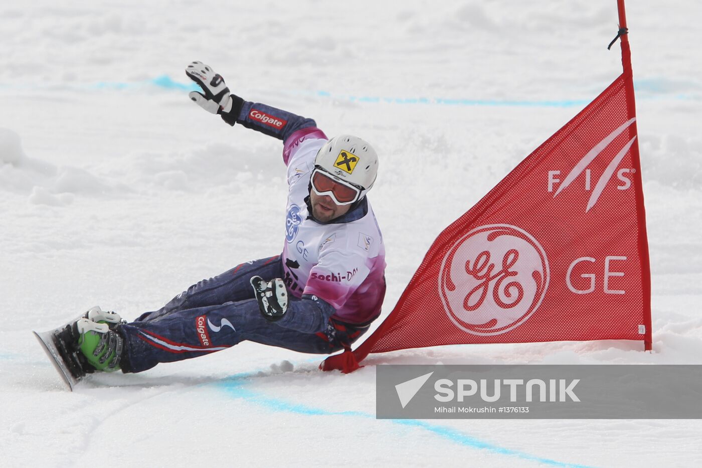 FIS Snowboard World Cup. Parallel Giant Slalom