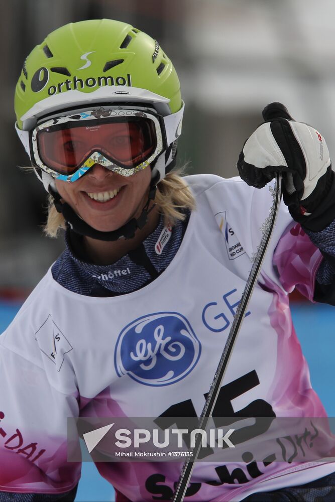 FIS Snowboard World Cup. Parallel Giant Slalom
