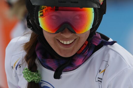 FIS Snowboard World Cup. Parallel Giant Slalom