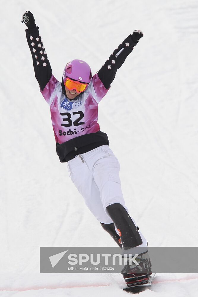 FIS Snowboard World Cup. Parallel Giant Slalom