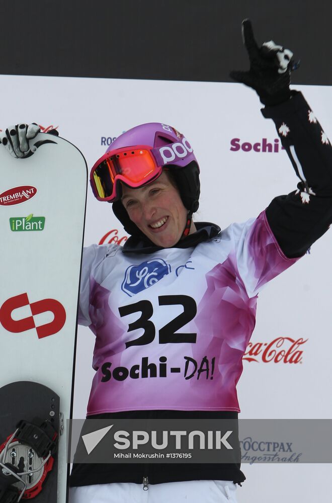 FIS Snowboard World Cup. Parallel Giant Slalom