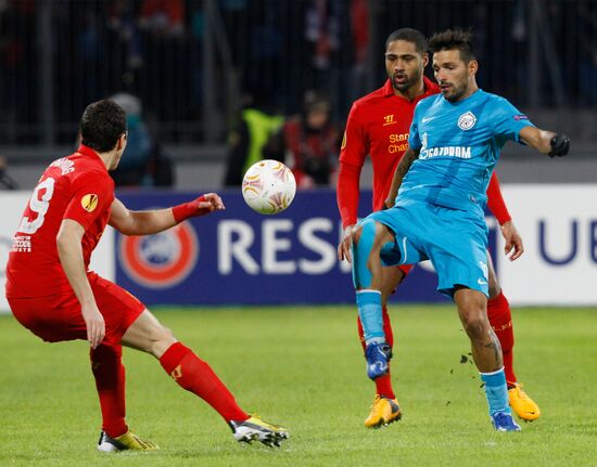 UEFA Europa League. Zenit St. Petersburg vs. Liverpool