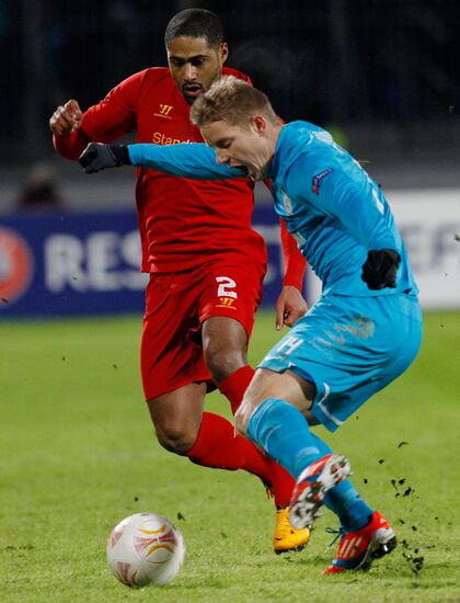 UEFA Europa League. Zenit St. Petersburg vs. Liverpool
