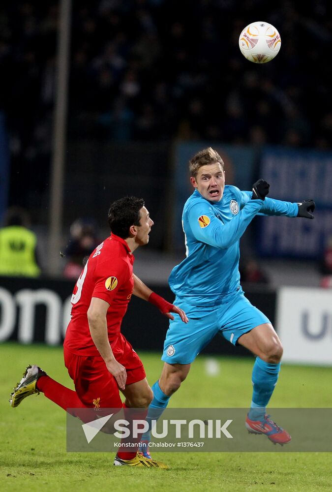 UEFA Europa League. Zenit St. Petersburg vs. Liverpool