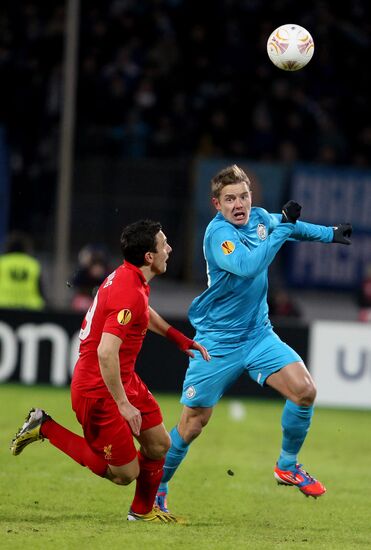 UEFA Europa League. Zenit St. Petersburg vs. Liverpool