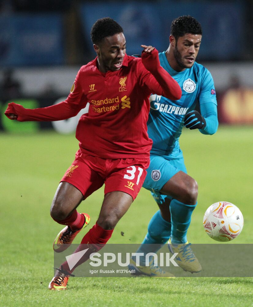 UEFA Europa League. Zenit St. Petersburg vs. Liverpool