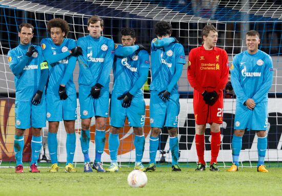 UEFA Europa League. Zenit St. Petersburg vs. Liverpool
