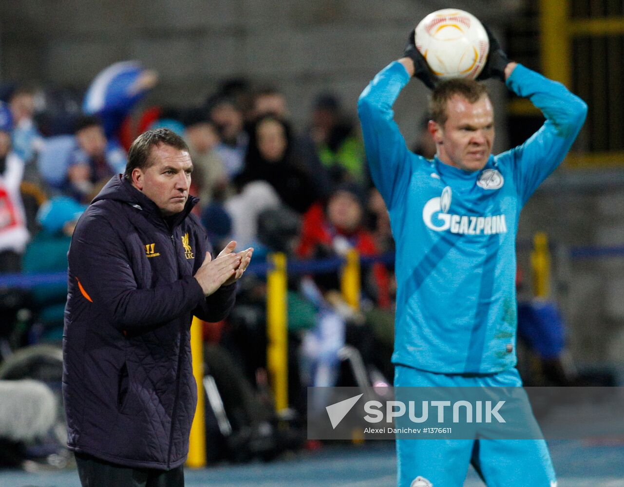 UEFA Europa League. Zenit St. Petersburg vs. Liverpool