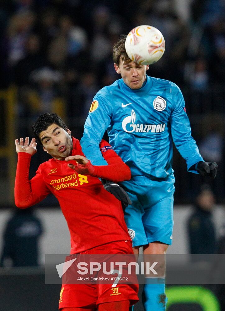 UEFA Europa League. Zenit St. Petersburg vs. Liverpool