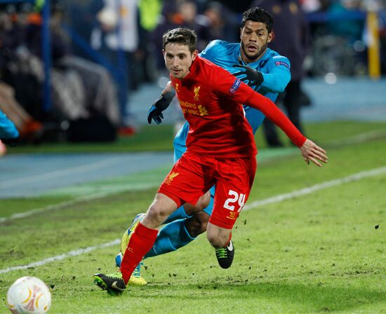 UEFA Europa League. Zenit St. Petersburg vs. Liverpool