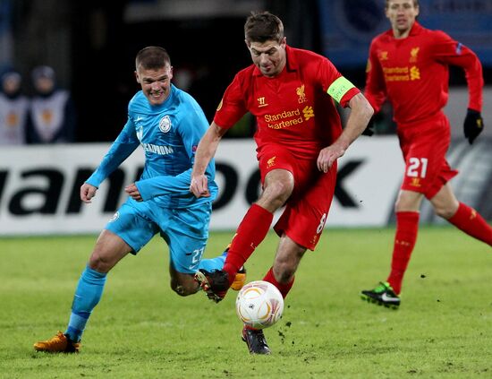 UEFA Europa League. Zenit St. Petersburg vs. Liverpool