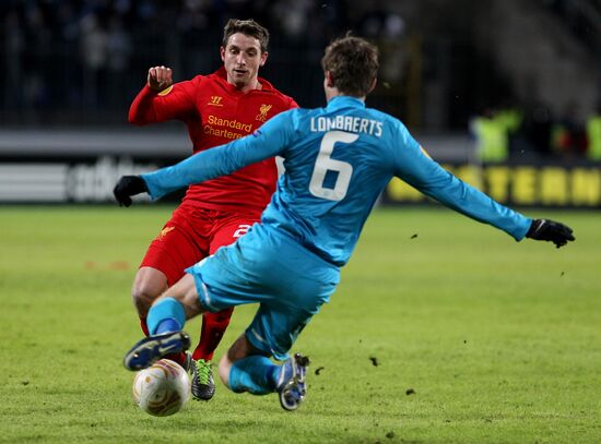 UEFA Europa League. Zenit St. Petersburg vs. Liverpool
