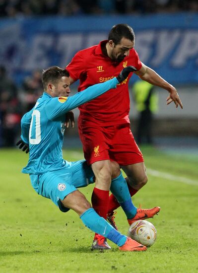 UEFA Europa League. Zenit St. Petersburg vs. Liverpool