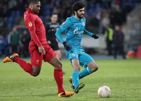 UEFA Europa League. Zenit St. Petersburg vs. Liverpool
