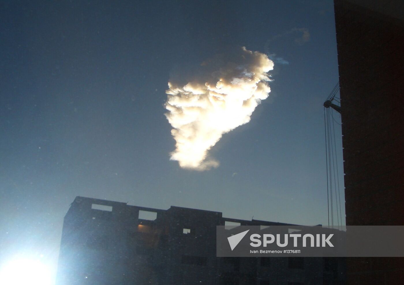 Meteorite falls in Chelyabinsk Region