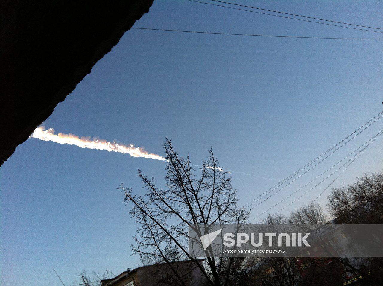 Meteorite falls in Chelyabinsk Region