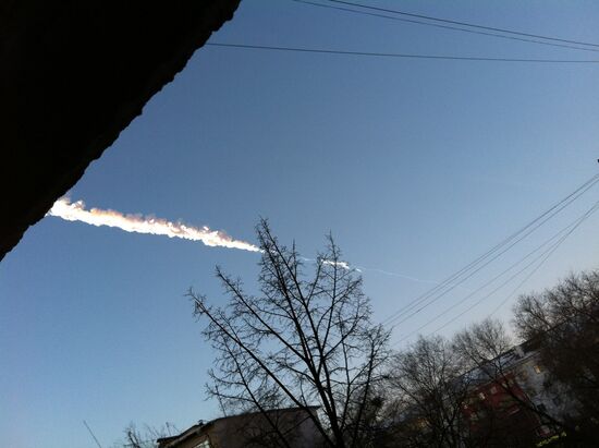 Meteorite falls in Chelyabinsk Region