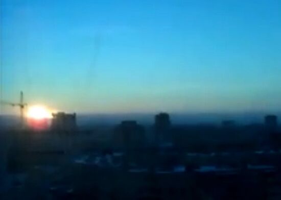 Meteorite falls in Chelyabinsk Region