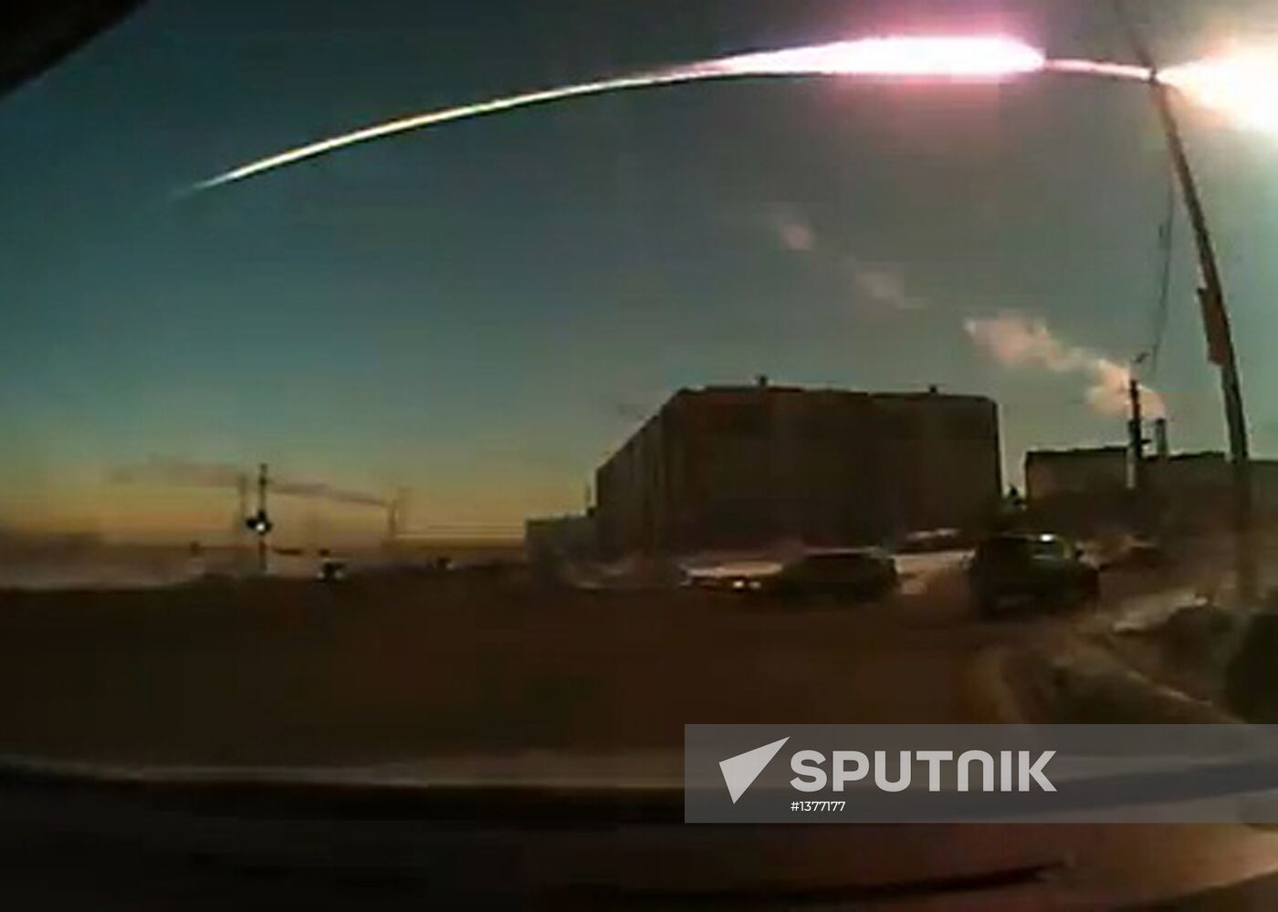 Meteorite falls in Chelyabinsk Region