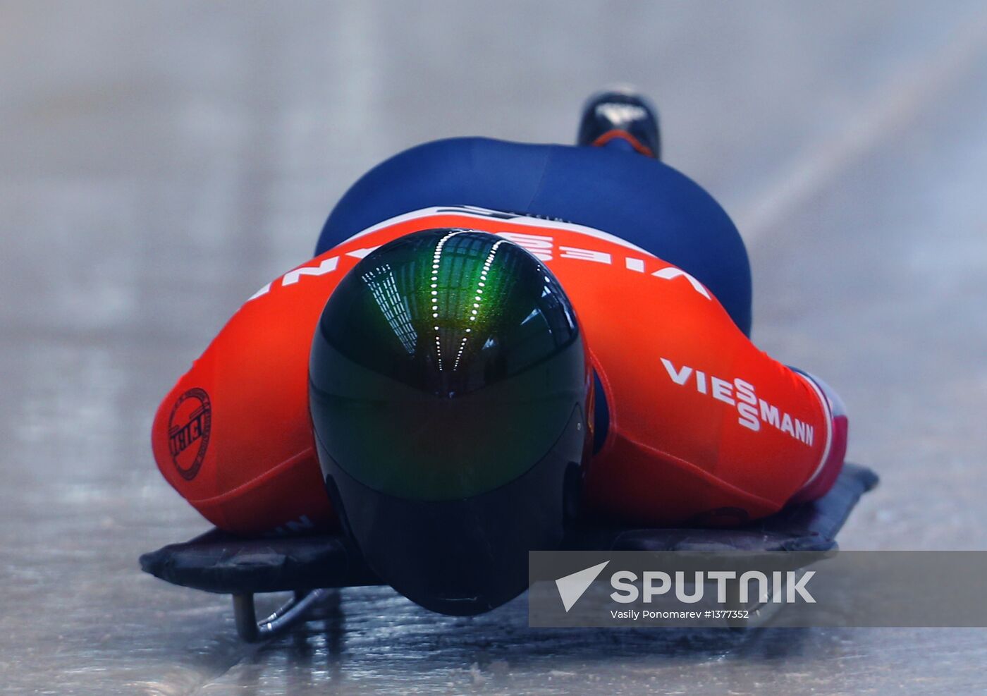 Skeleton. IX World Cup. Test events